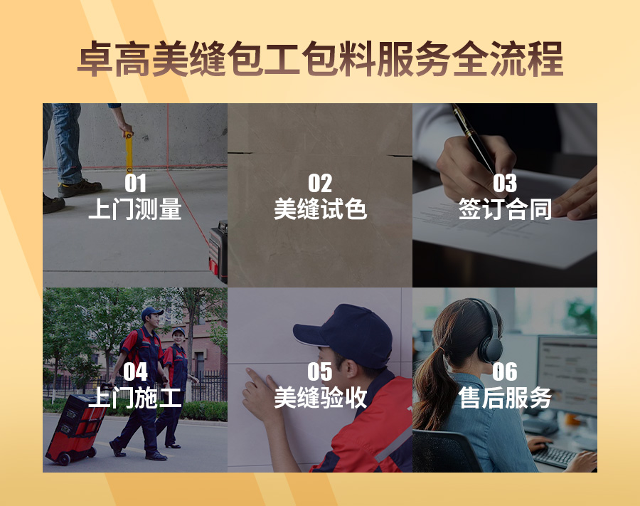 卓高美縫包工包料服務全流程